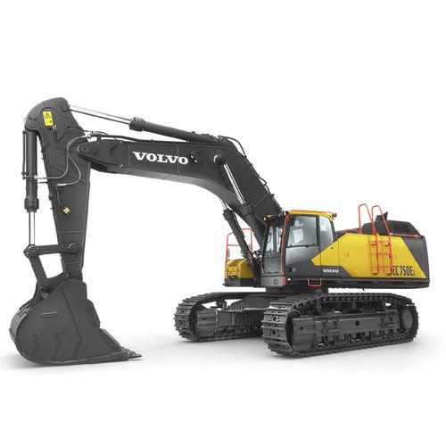 Pelleteuse lourde - EC750E - Volvo Construction Equipment - sur chenilles / diesel