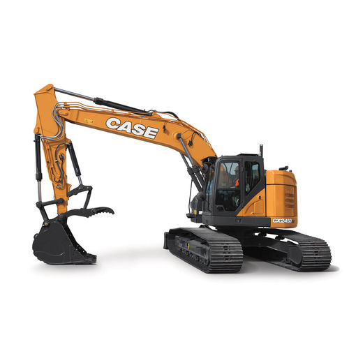 Pelleteuse intermédiaire - CX245D SR - Case - sur chenilles / Tier 4 final / pour chantier de construction