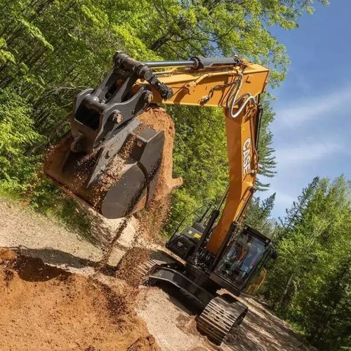 Pelleteuse intermédiaire - CX300E - Case - sur chenilles / diesel