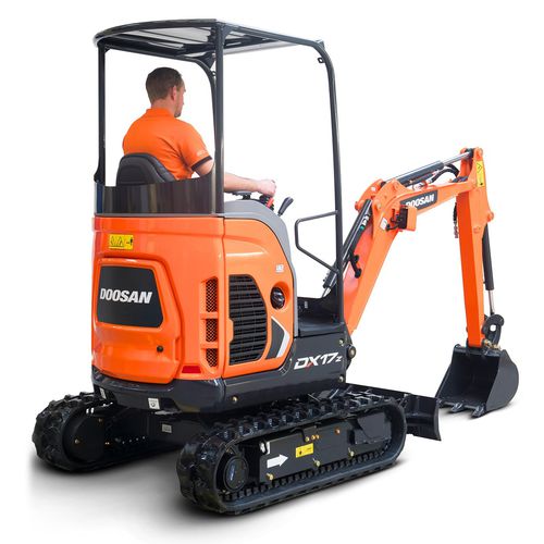 Pelleteuse intermédiaire - DX17Z-7 - DAEWOO Construction Equipment Division - mini / sur chenilles / diesel
