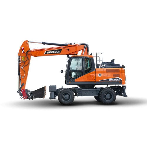 Pelleteuse lourde - DX210W-7 - DAEWOO Construction Equipment Division - à roues / diesel