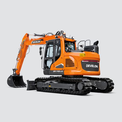 Pelleteuse intermédiaire - DX140LCR-7 - DAEWOO Construction Equipment Division - sur chenilles / diesel