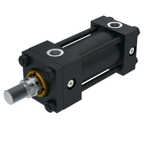 Vérin pour l'industrie - HMIF S&eacute;ries - Parker Cylinder Division Europe - hydraulique / simple effet / ISO 6020