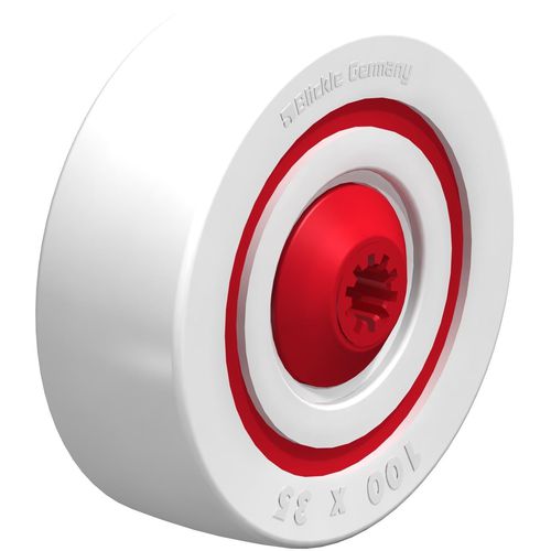 Roue à bandage - POW series - Blickle Räder+Rollen GmbH u. Co. KG - en nylon / à faible bruit