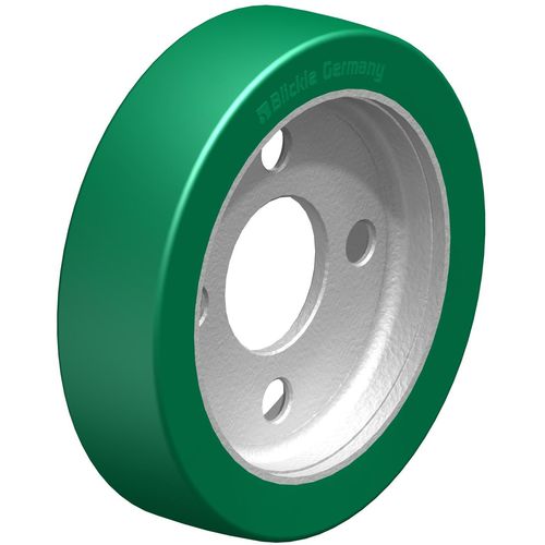 Roue à bandage - GSTA series - Blickle Räder+Rollen GmbH u. Co. KG - en polyuréthane / pour charges lourdes / à faible bruit