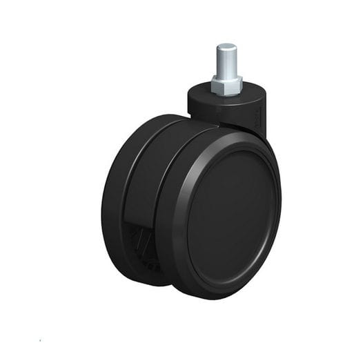 Roulette pivotante - LKDB-PUA series - Blickle Räder+Rollen GmbH u. Co. KG - à tige filetée / pour meuble / double