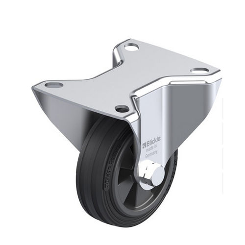 Roulette fixe - B-VPP series - Blickle Räder+Rollen GmbH u. Co. KG - à platine / en caoutchouc / en acier embouti