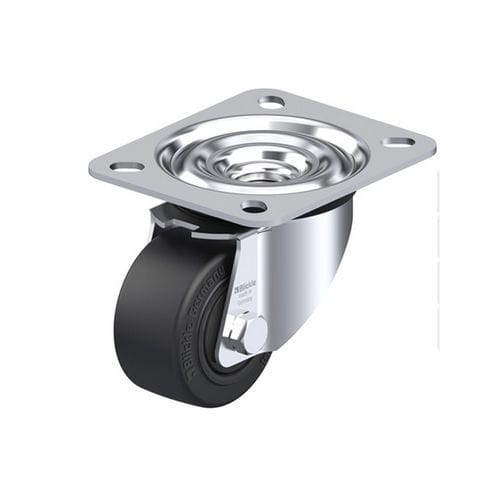 Roulette pivotante - LE-POEV series - Blickle Räder+Rollen GmbH u. Co. KG - à platine / à roulement à billes / avec frein