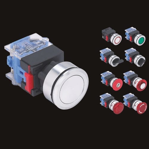 Bouton poussoir d'arrêt d'urgence - LASO-K30 series - ONPOW PUSH BUTTON MANUFACTURE COMPANY - de sélection / IP65 / IP40