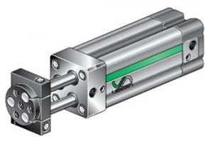 Vérin pneumatique - AX6, AW6 series - VESTA - à tige de piston guidée / double effet