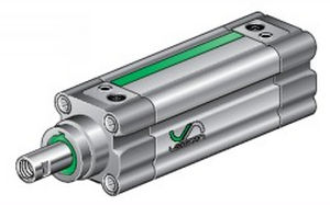 Vérin pneumatique - AX1, AW1 series - VESTA - télescopique / double effet
