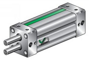 Vérin pneumatique - AX5, AW5 series - VESTA - télescopique / double effet