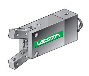 Pince de préhension pneumatique - MH-1 series - VESTA - angulaire / à 2 mâchoires