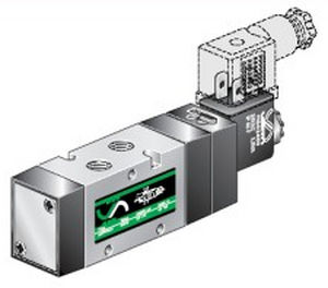 Distributeur pneumatique actionné par solénoïde - E52W1S.1 - VESTA - 5/2 voies