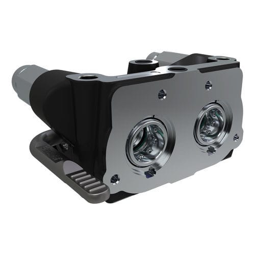 Bloc hydraulique 2 voies - 5BM5DCPV02 C - FASTER S.p.A. - en fonte / en acier / en PUR