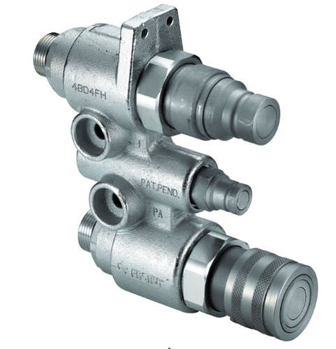 Raccord hydraulique - 4BD4FH series - FASTER S.p.A. - rapide / multiconnexion / à clapet