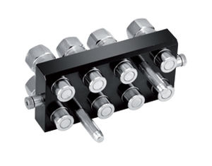 Raccord hydraulique - 2P808, 3P808 series - FASTER S.p.A. - sans pollution / multiconnexion