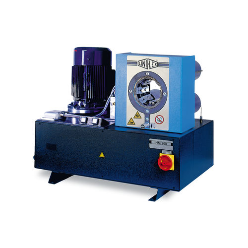 Sertisseuse de tuyau flexible - HM 200 series - Uniflex-Hydraulik GmbH - électrohydraulique / compacte