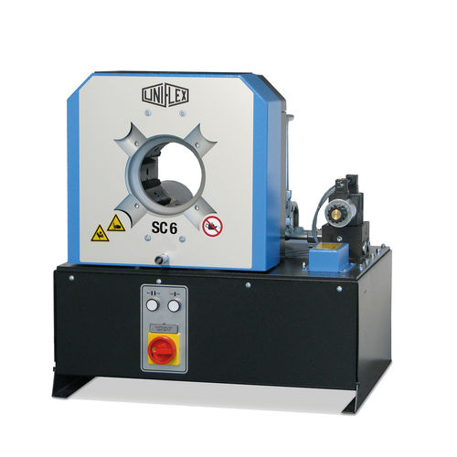 Sertisseuse de tuyau flexible - SC 6 Strong series - Uniflex-Hydraulik GmbH - électrohydraulique