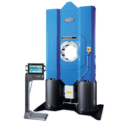 Sertisseuse de câbles - HM 1200 PFC - Uniflex-Hydraulik GmbH - pour isolateur en matériaux composites / automatique / électrohydraulique