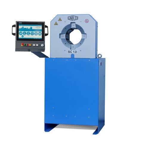 Sertisseuse de tuyau flexible - SC 12 - Uniflex-Hydraulik GmbH - de raccord coudé / automatique / électrohydraulique