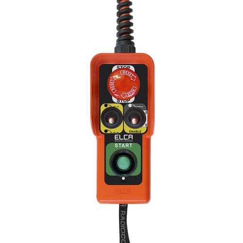 Télécommande à câble - TEL-VAI - ELCA RADIOCONTROLS - à boutons / avec interrupteur à levier / pour grue de pont