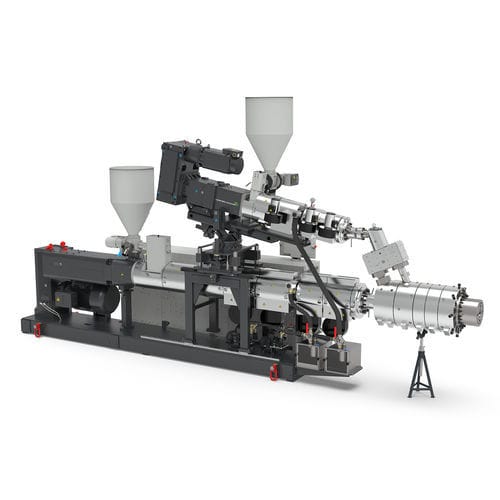 Ligne de coextrusion double vis - twinEX - Battenfeld-Cincinnati - 3 couches / compacte / de profilés