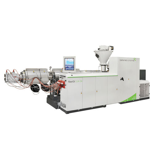 Extrudeuse bivis - fiberEX - Battenfeld-Cincinnati - de profilés / pour WPC