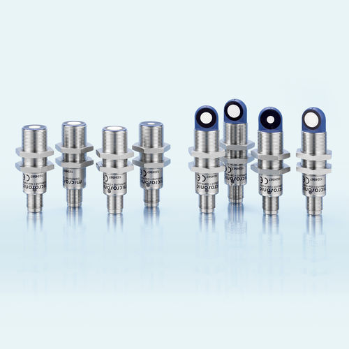 Capteur de distance cylindrique - lpc+ series - microsonic - à ultrasons / 4-20 mA / 0-10 V