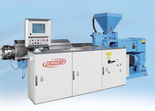 Extrudeuse de tubes - BA series - AMUT - de profilés / pour PVC / bivis