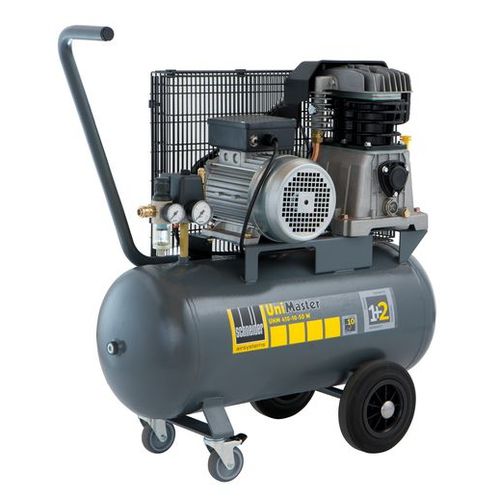 Compresseur à piston - UNM 410-10-50 W - Schneider Druckluft GmbH - d'air / courant alternatif / sur roulette