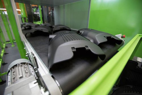 Convoyeur à bande - ENGEL AUSTRIA GmbH - horizontal / de transport / pour produits en vrac