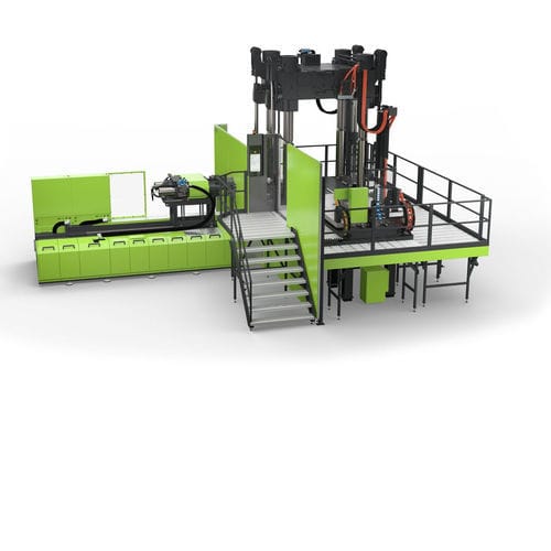 Presse à injecter verticale - v-duo - ENGEL AUSTRIA GmbH - servo-hydraulique