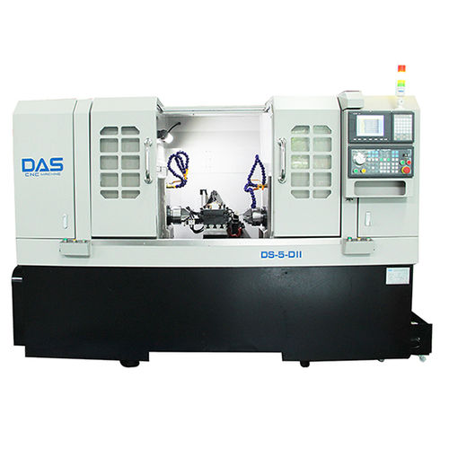 Centre de tournage CNC - DS-5-DII - Guangdong Foshan Shunde Guoqiang Daosheng Industrial CO. LTD - 2 axes / à deux broches / puissant