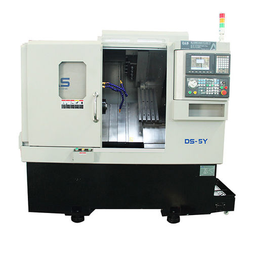 Centre de fraisage-tournage CNC - DS-5Y - Guangdong Foshan Shunde Guoqiang Daosheng Industrial CO. LTD - horizontal / 2 axes / pour aluminium