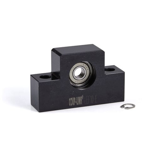 Support de palier en acier - LEF series - GUANGZHOU LINK AUTOMATION EQUIPMENTCO., LTD - sans entretien / lubrification à la graisse / à roulement à billes à contact oblique