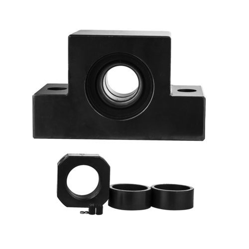 Support de palier en acier - LEK series - GUANGZHOU LINK AUTOMATION EQUIPMENTCO., LTD - sans entretien / à roulement à billes à contact oblique / pour vis à billes