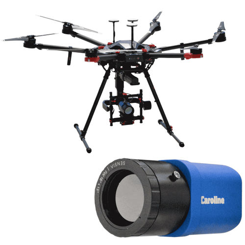 Caméra numérique - Caroline Y ON-BOARD - SENSIA-Solutions S.L. - pour drone / de surveillance / pour la détection de fuite de gaz