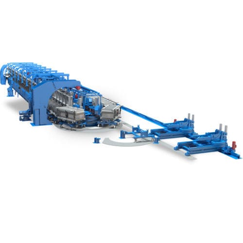 Système de convoyage pour moules - KraussMaffei - pour mousse / pour convoyeur à rouleaux / pour la construction de machine