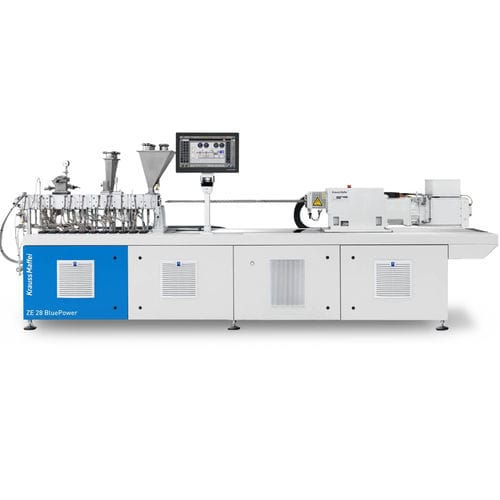 Extrudeuse bivis - KraussMaffei - de compoundage / de laboratoire / à haut débit