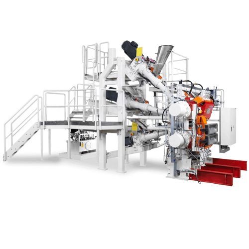 Ligne d'extrusion à haut débit - MPX - KraussMaffei - de profilés / pour le caoutchouc / pour métal