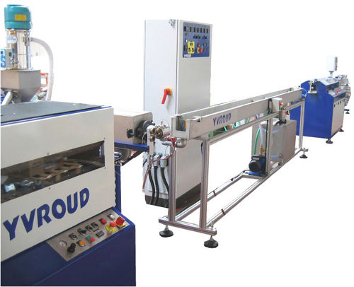 Ligne d'extrusion couchage - YVROUD - de tubes / pour thermoplastiques