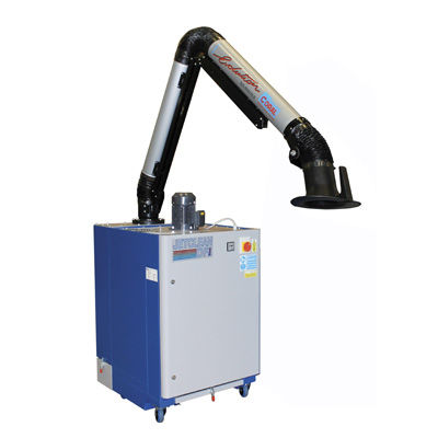Aspirateur de fumée mobile - JETCLEAN DF - Coral - de soudage / à cartouche / avec bras d'aspiration