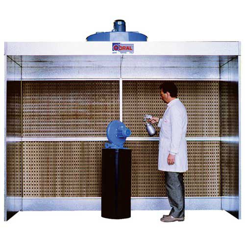 Cabine de peinture ouverte - EURODRY - Coral - pour pièces détachées / à filtre sec
