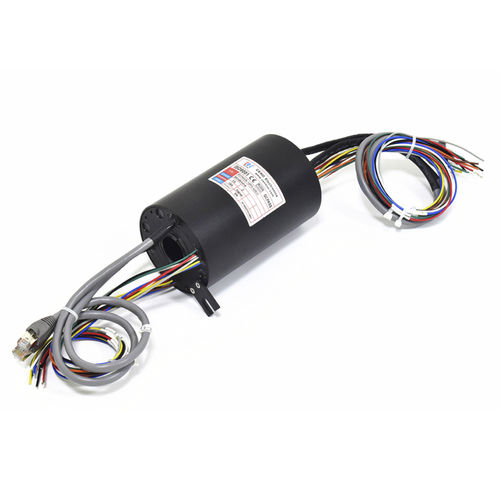 Collecteur tournant via Ethernet - ECN025-15P2-02EG - CENO Electronics technology Co., Ltd - à axe creux / industriel / en métal