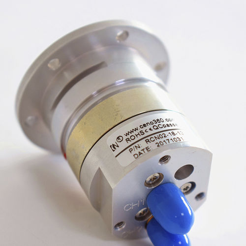 Collecteur tournant alliage d'aluminium - RCN02-18-13 - CENO Electronics technology Co., Ltd - compact / avec contacts en or / haute fréquence