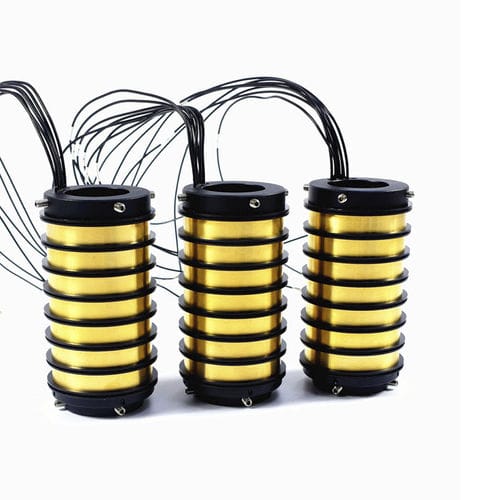 Collecteur tournant électrique - SCN038-C-07P2 - CENO Electronics technology Co., Ltd - en 2 parties / pour applications industrielles / en cuivre