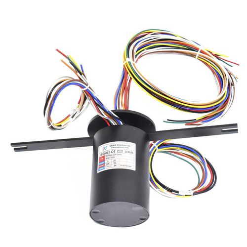 Collecteur tournant électrique - ECN000-02P-20P3 - CENO Electronics technology Co., Ltd - arbre traversant / industriel / pour applications marines