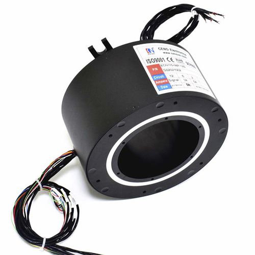 Collecteur tournant arbre traversant - ECN110-08P-12S  - CENO Electronics technology Co., Ltd - industriel / IP54 / à faible couple
