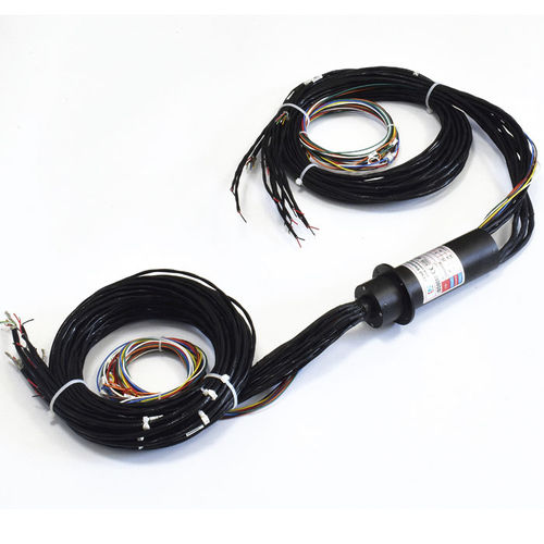 Collecteur tournant à capsule - ECN000-64P - CENO Electronics technology Co., Ltd - alliage d'aluminium / IP54 / avec contacts en or